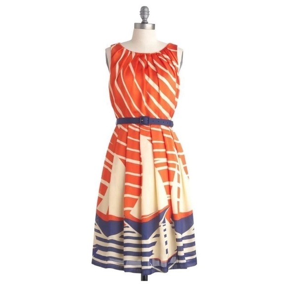 ModCloth Eva Franco “Maritime Moxie” Dress - Picture 1 of 5